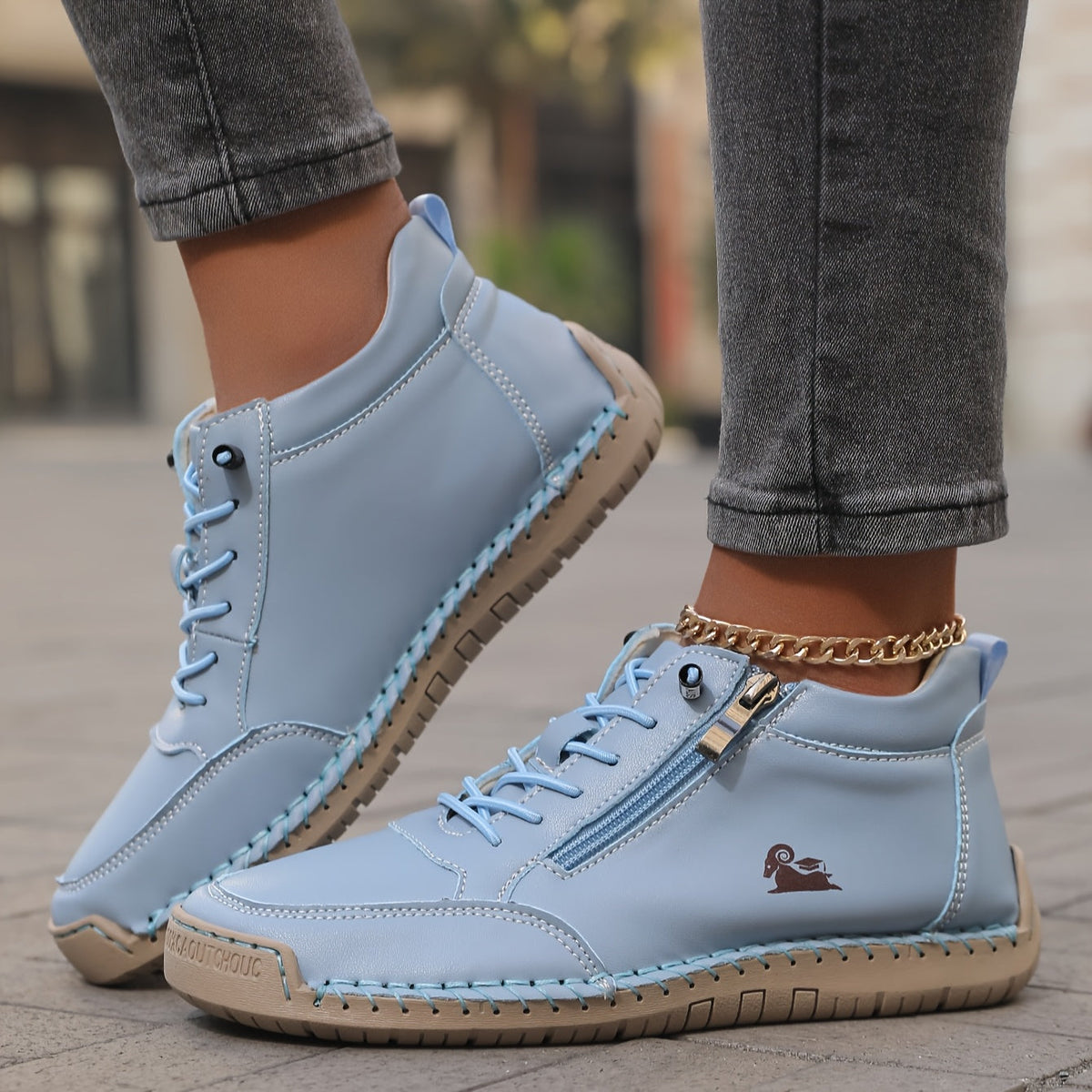 Mila  – Comfortable orthopedic sneakers + zipper V2