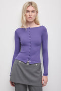 Women's Boatneck Cardigan