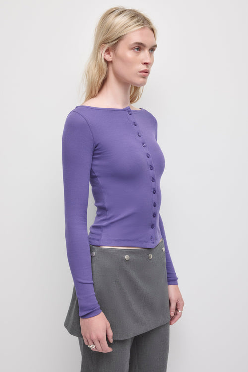 Women's Boatneck Cardigan