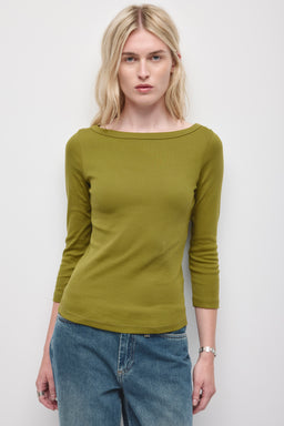 Women's Boatneck 3/4 Sleeve Top