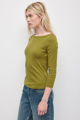 Women's Boatneck 3/4 Sleeve Top
