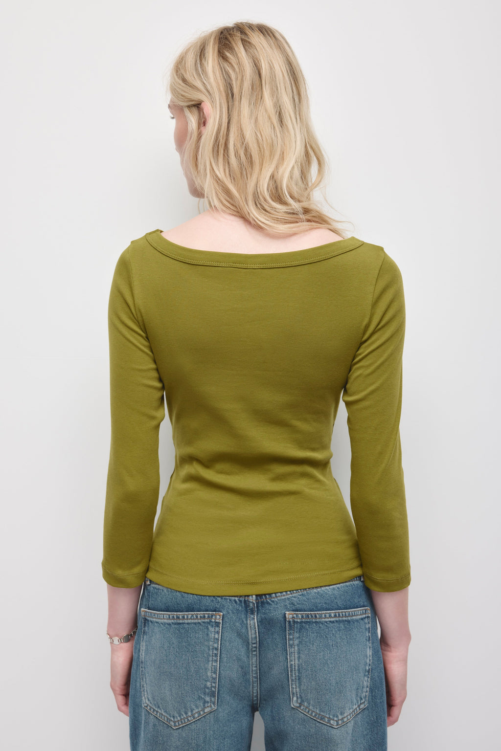 Women's Boatneck 3/4 Sleeve Top